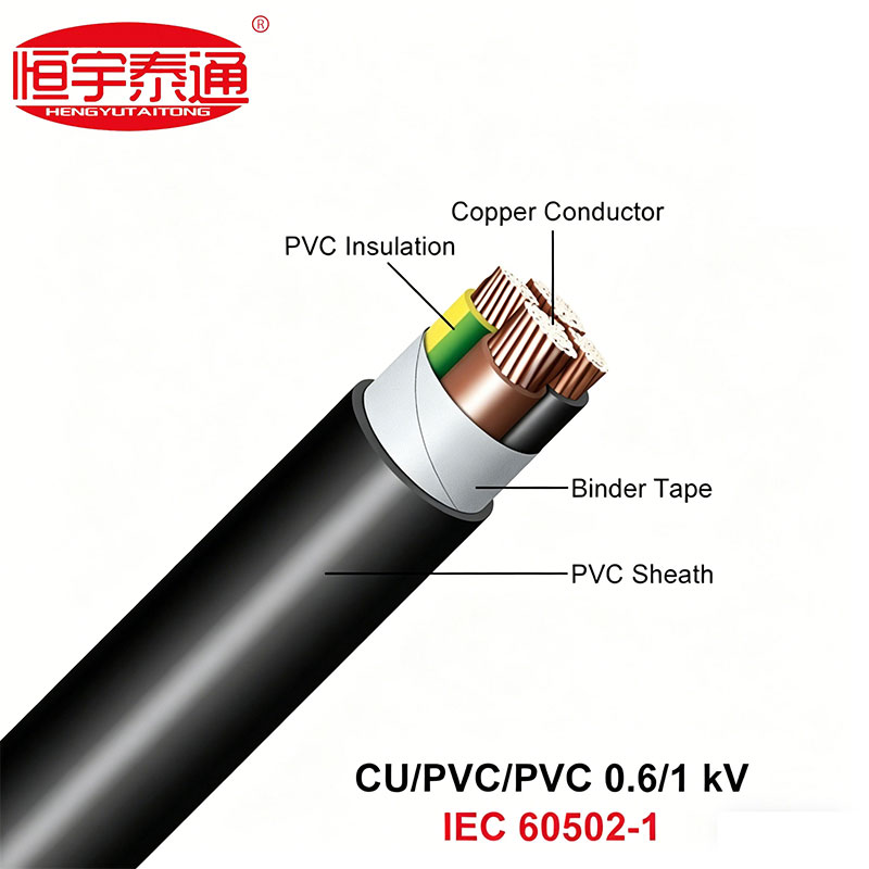 NYY 低電圧銅導体 PVC 絶縁電力ケーブル